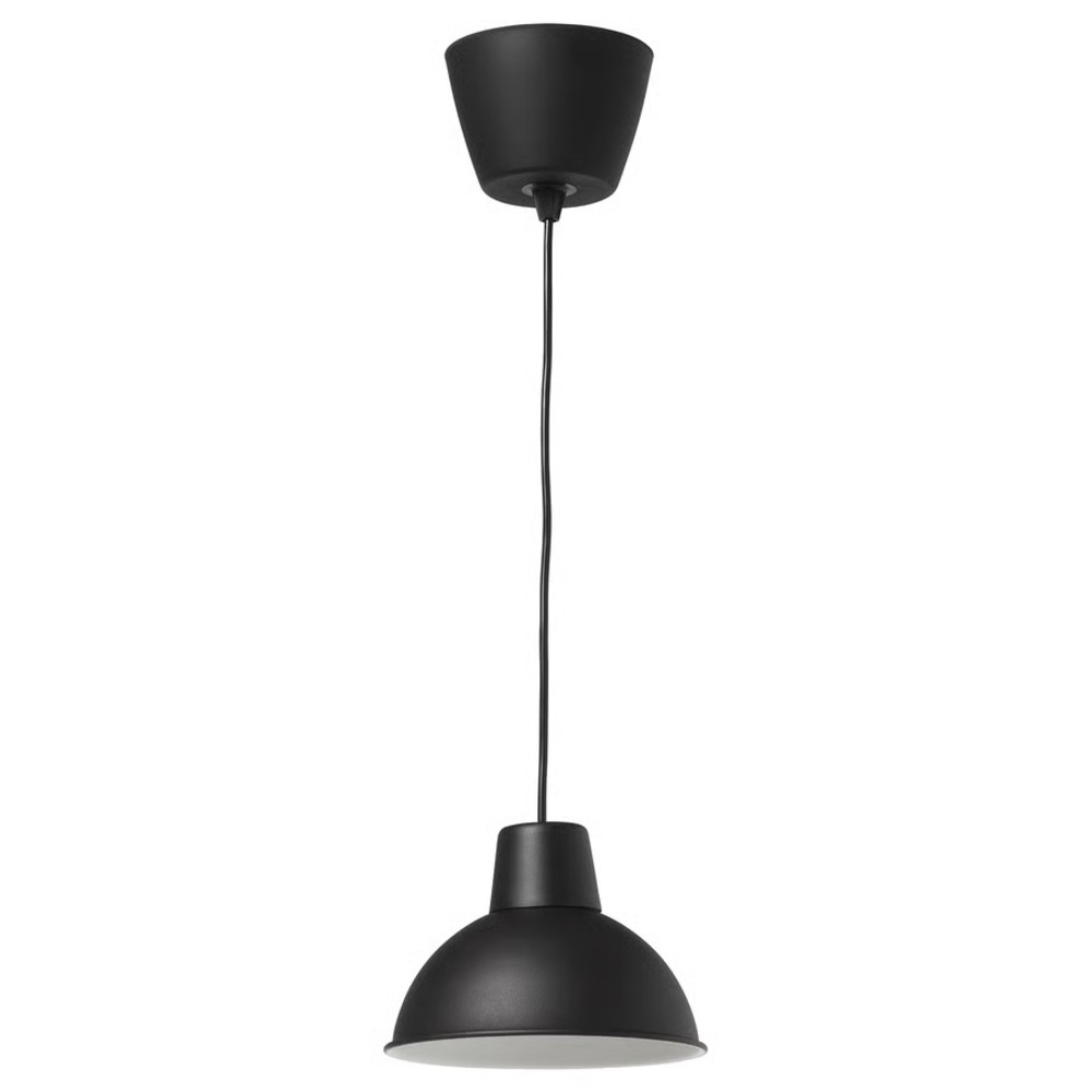IKEA SKURUP Pendant lamp, black, Metal 7 1/2 " NEW